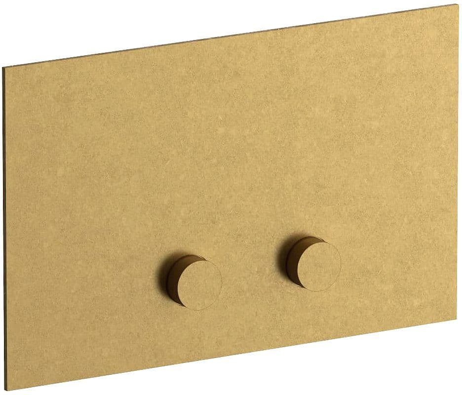 DUWPLAAT 2-TOETS VOOR GEBERIT SIGMA8 SIGMA12 ICONA CLASSIC FANTINI PURE BRASS PVD