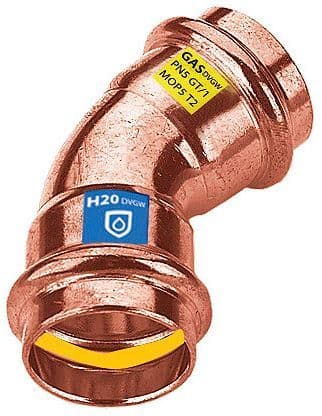 Elleboog 45° ff 35MM frabopress securfrabo combi