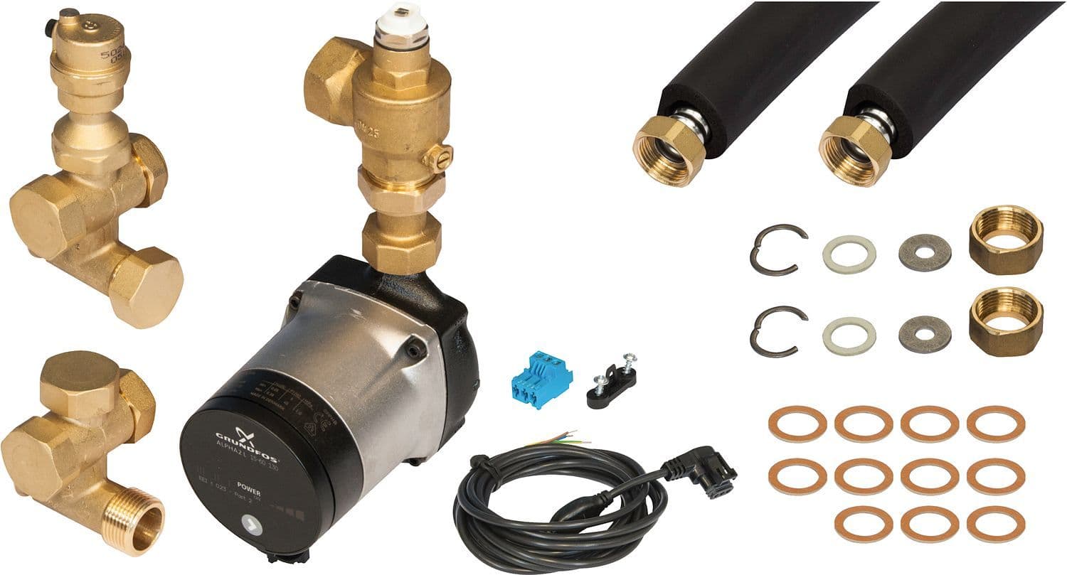 Verbindingsset hera 3/LAVA plus 3 met onafhankelijke boiler remeha