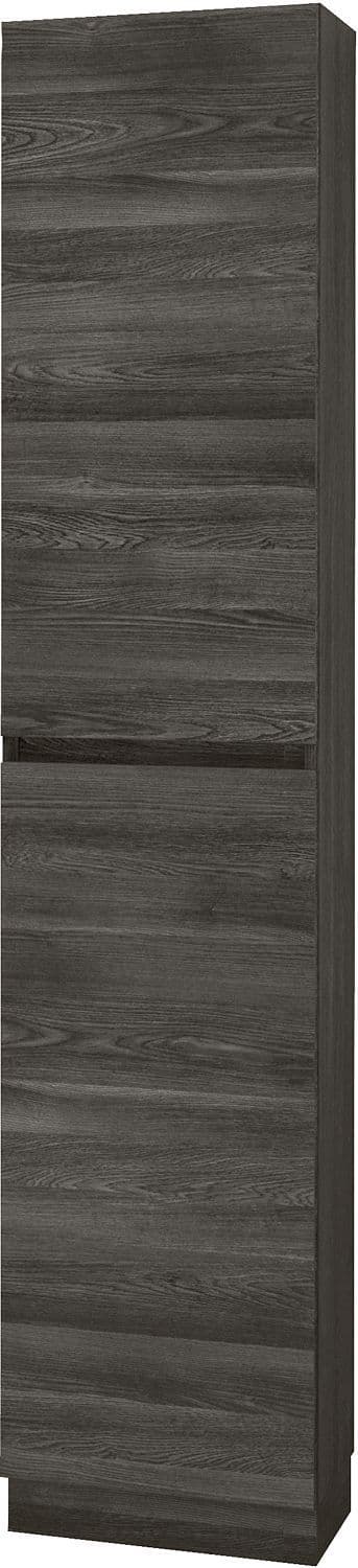 Colonne form 190-40CM reversible sol +socle CHENE graphit