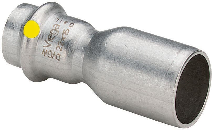 Reductie Mf 22-15MM sanpress inox gas Viega
