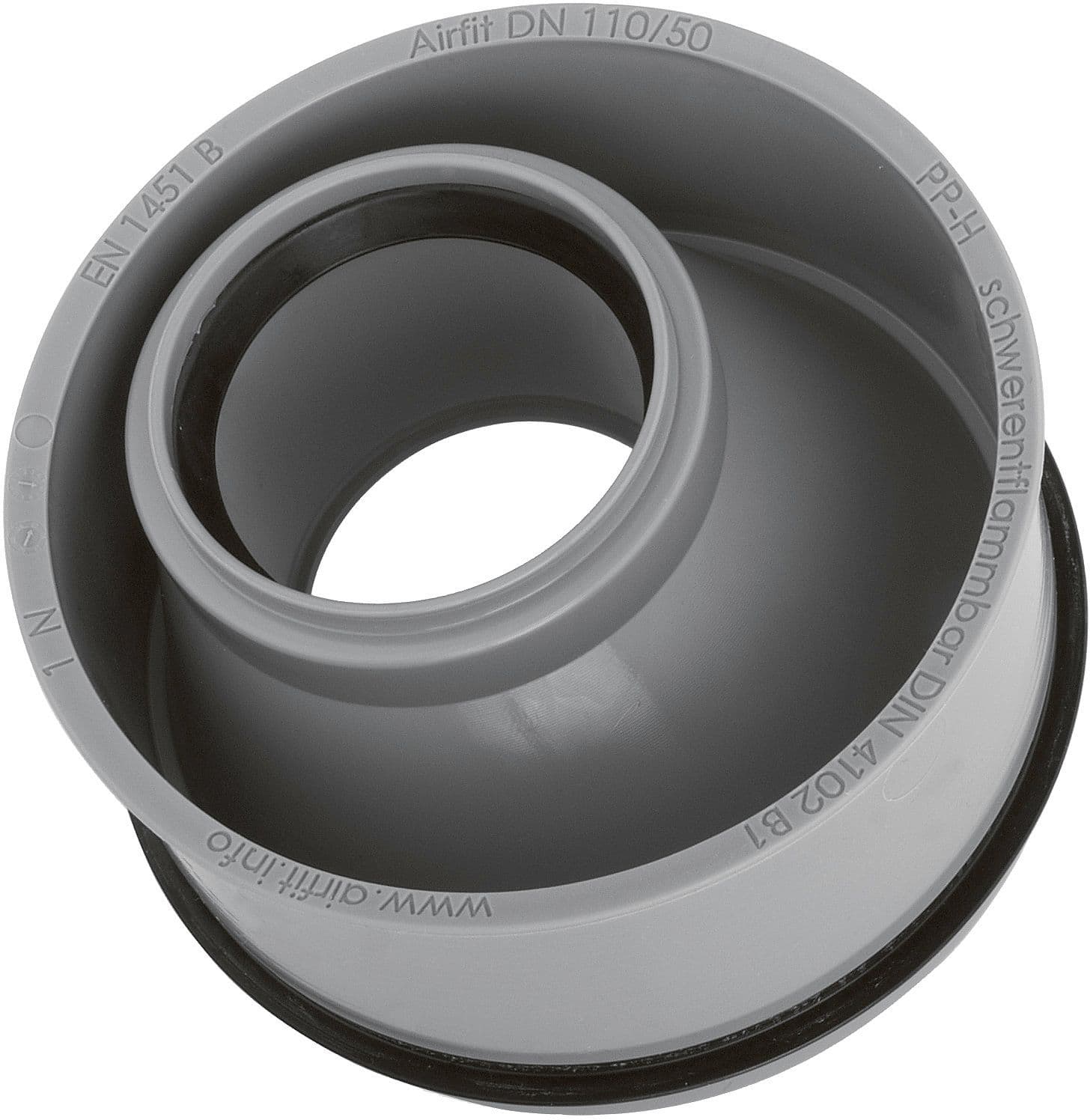 Reduction pp-h avec caoutchouc Mf Airfit 75-50MM