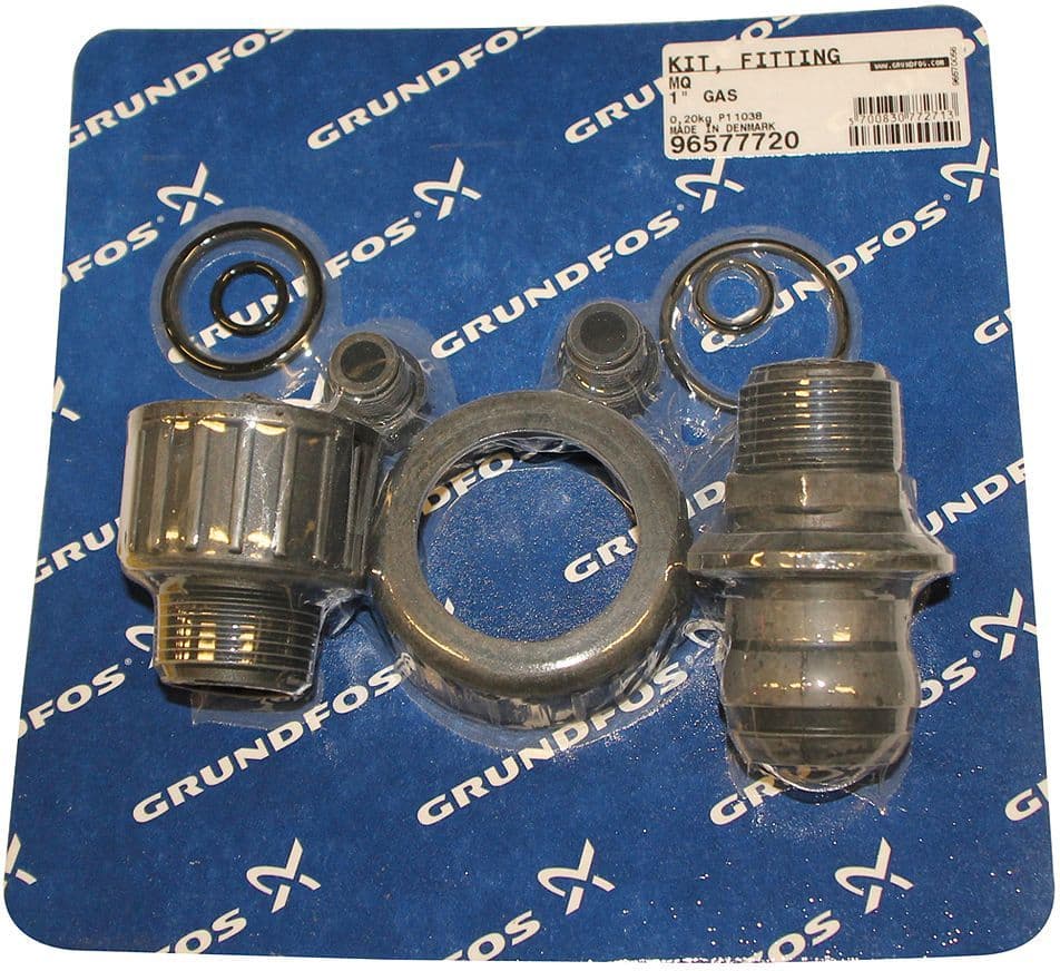 Koppeling 4/4"M+TERUGSLAGKLEP MD Grundfos