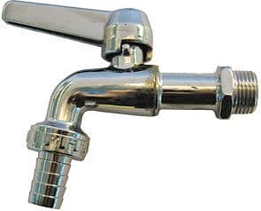 Bol dubbel dienstkraan ekolux 1/2" chroom
