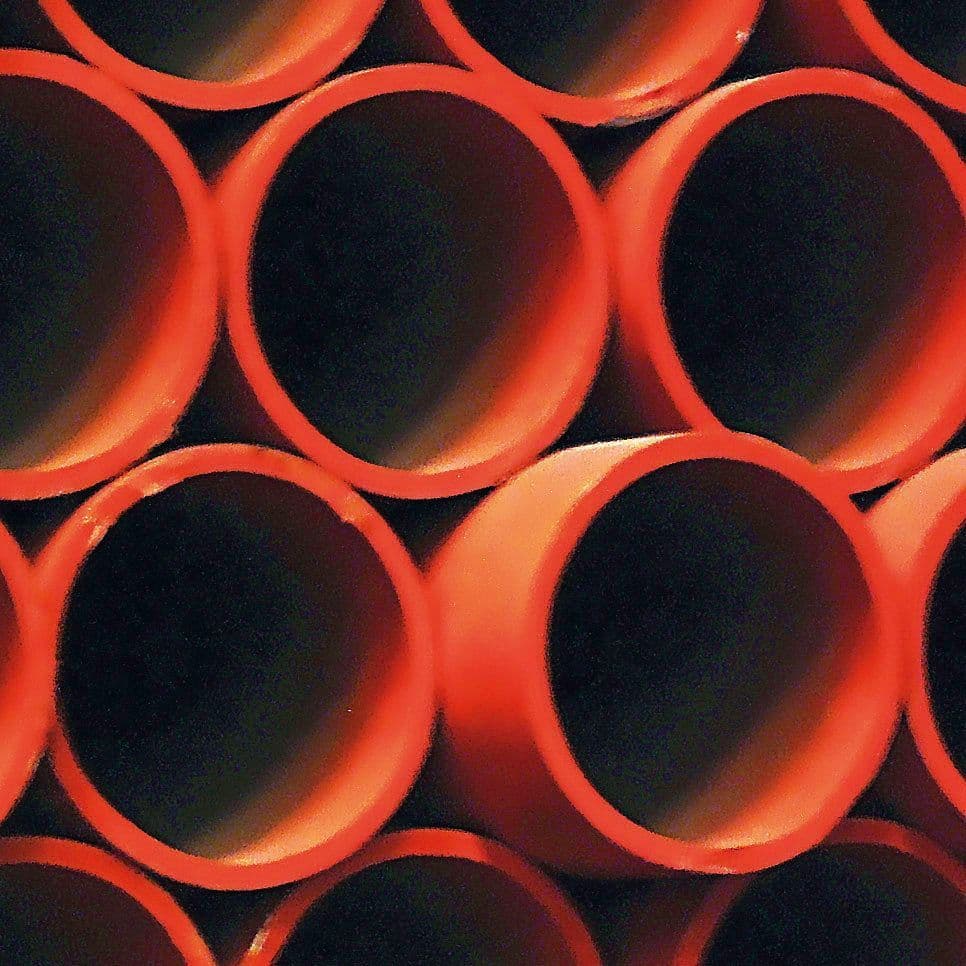 Stalen isomedium buis EN10255M gemenied Rood 1/2"-21,3MM lengte 6M
