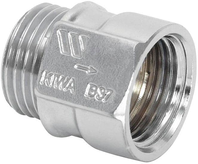 Keerklep type Eb chroom 3/4"MF