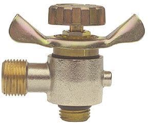 Robinet pour bouteille a sortie horizontale sievert 3/8"L