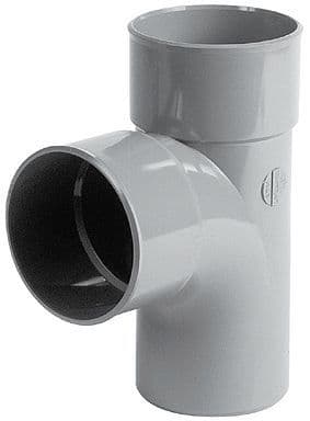 PVC REDUCT.T 87°KW NICOLL 90-50MM GRIJS