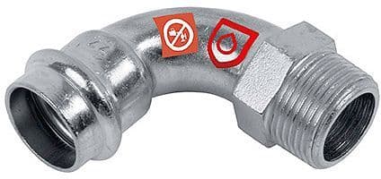 BOCHT M 28MM-4/4" C-STAAL FRABO