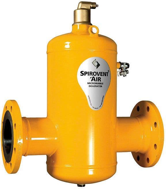 Luchtafscheider spirovent DN100 flensaansluiting