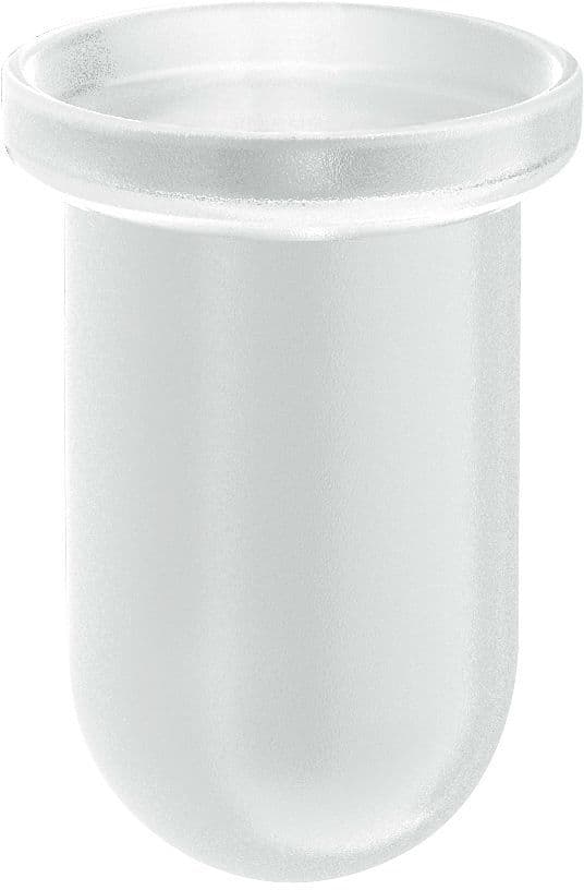 Glas voor wc borstelhouder hold o(n) mat glas
