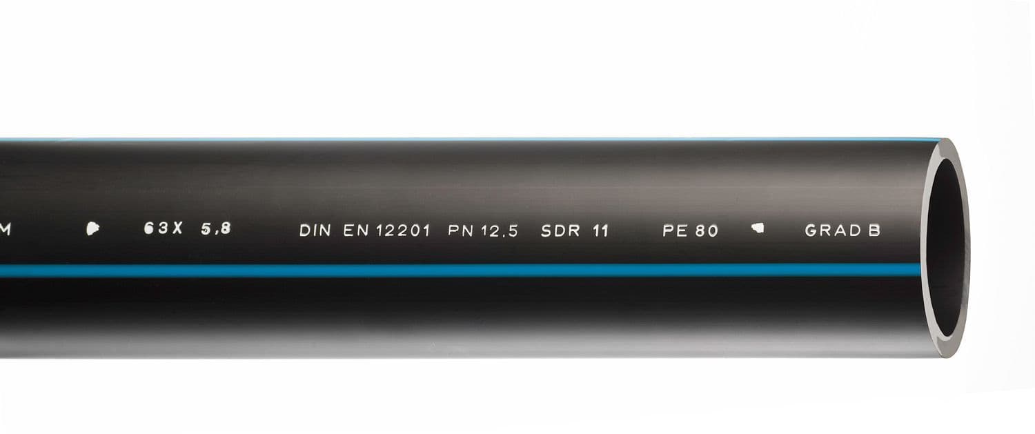 Buis HDPE voor drinkwater 63-5,8MM rol 50M
