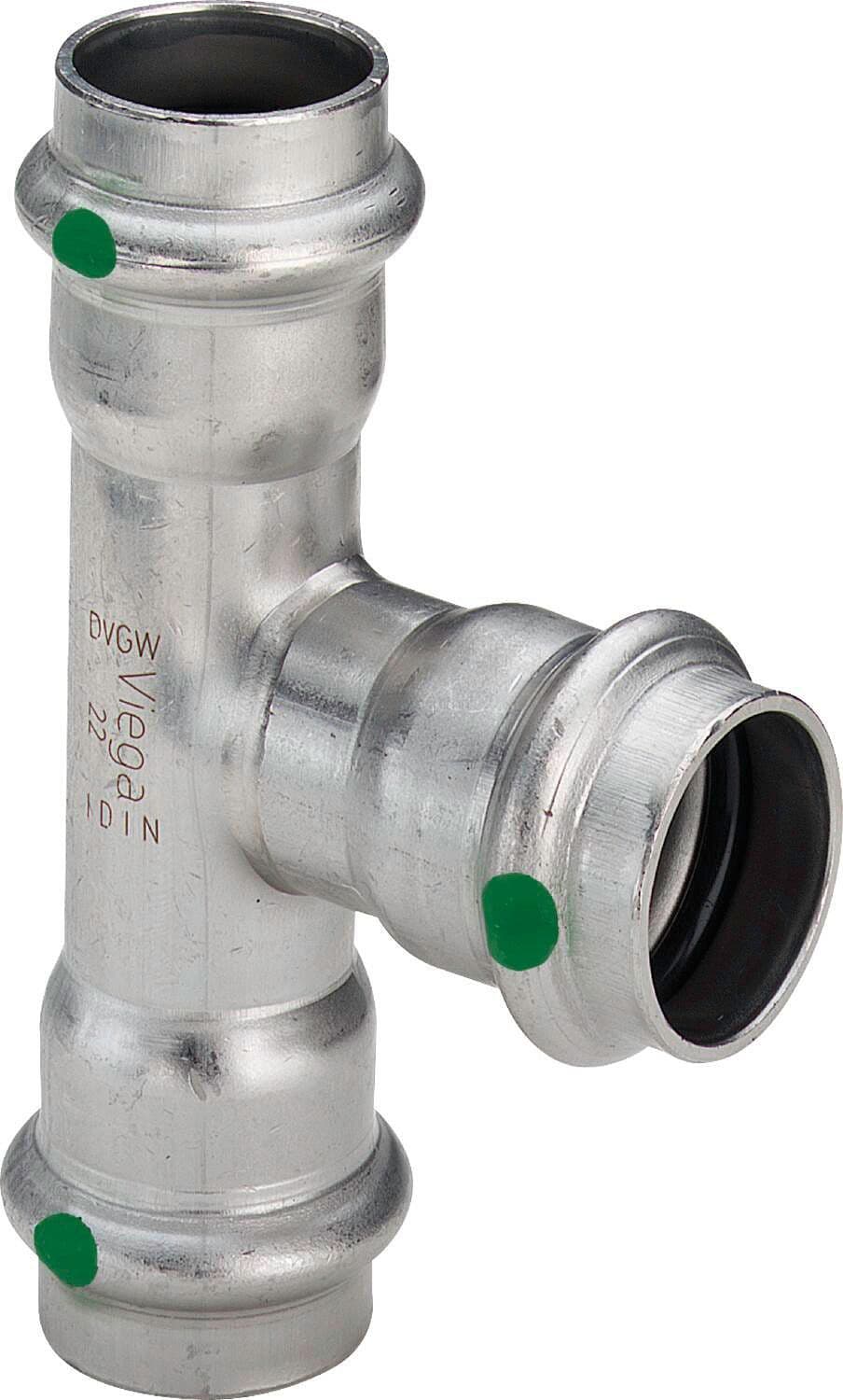 RED. T 22-15-22MM SANPRESS INOX VIEGA