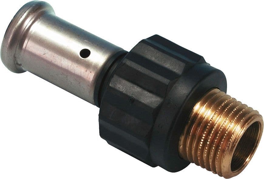 Puntstuk 26MM-4/4"M kunststof pers Henco
