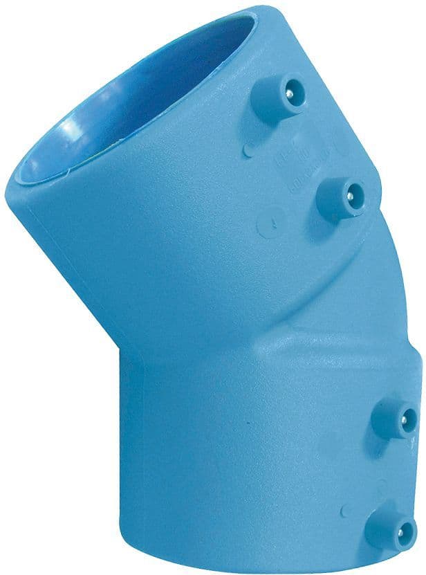 Elektro-elleboog 45° 160MM Niron nupi