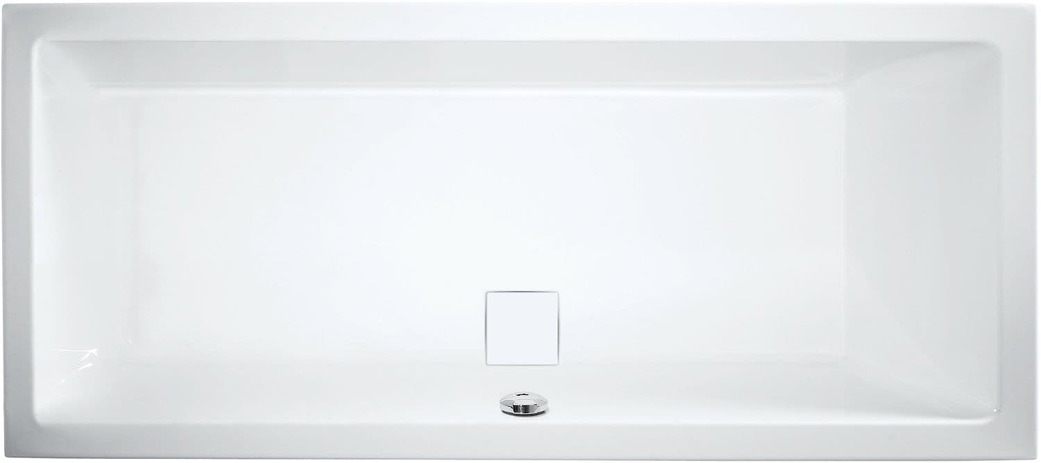 Bad duo arte +poten+afwerkset 180-80CM wit
