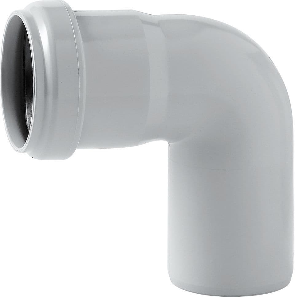 PVC elleboog ht Eupen 90°. kort 75MM RA1BHT