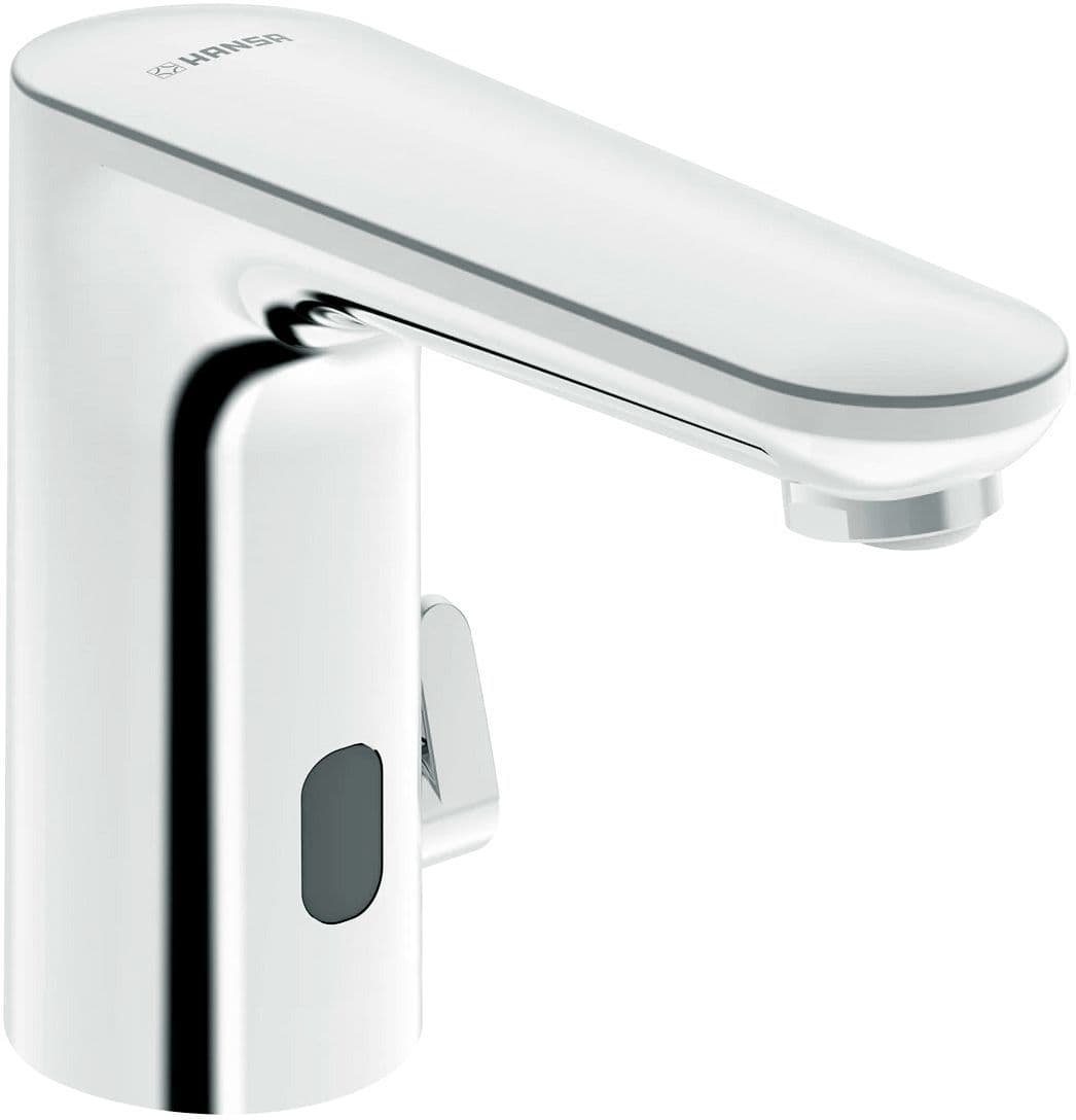 Elektronische lavabo kraan hansaelectra Safety 3V Bluetooth chroom
