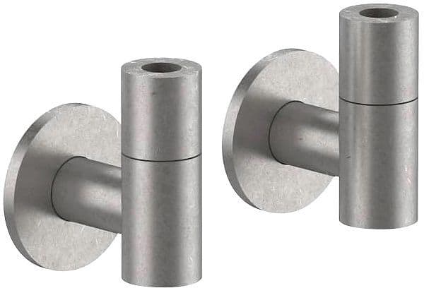 Hoekstopkraan met filter icona classic fantini raw metal pvd