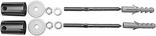 Set de fixation pour vidoir STARCK3 Duravit chrome