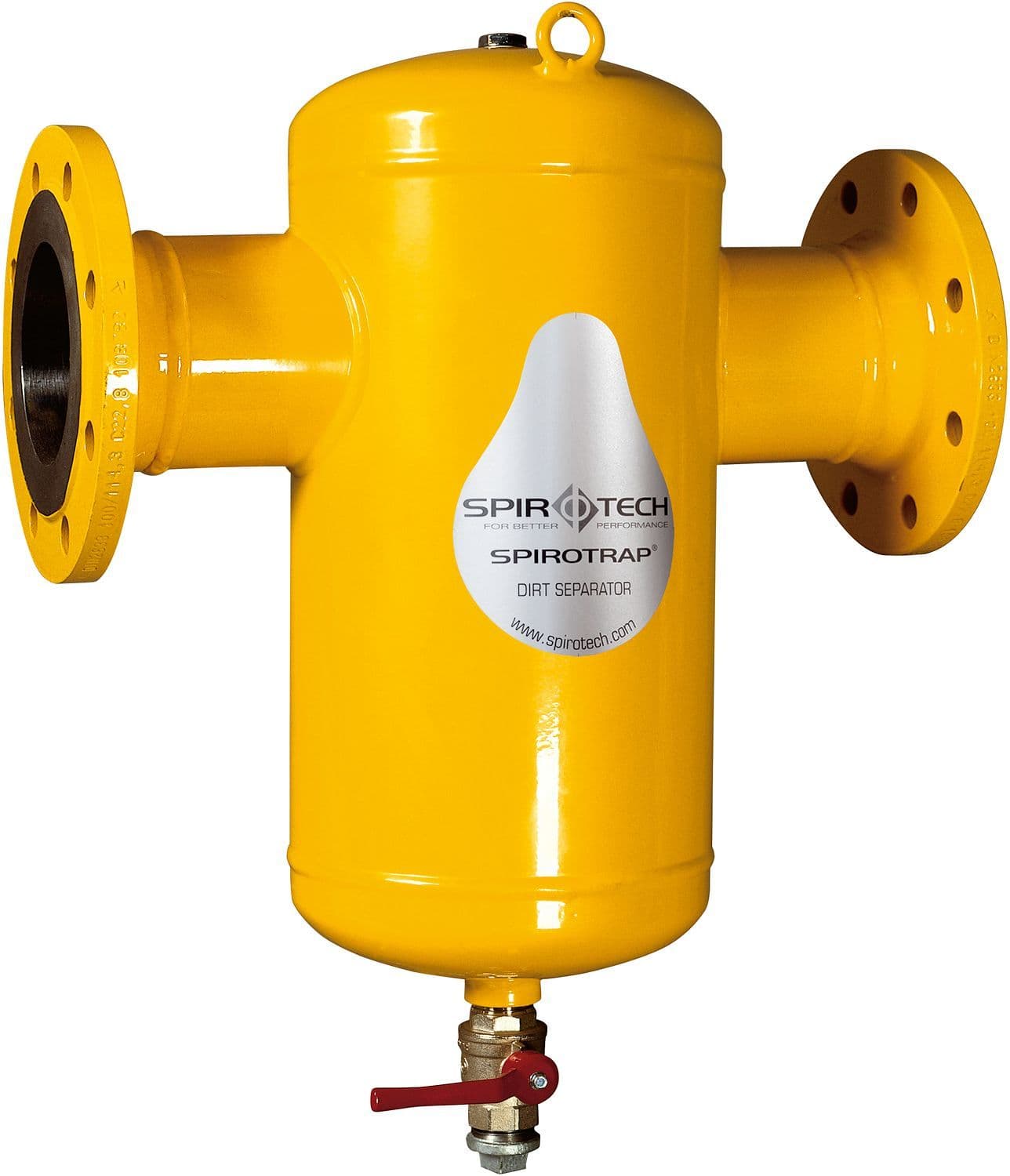 Vuilafscheider spirotrap DN065 flensaansluiting
