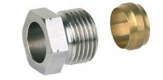 Knelkoppeling Honeywell RK buis 1/2"-15MM