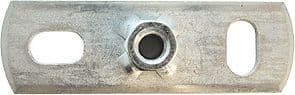 Galva muurplaat voor Draadstang M8