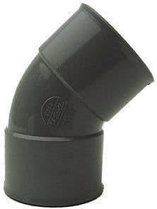 PVC elleboog kW ff 45° 100MM
