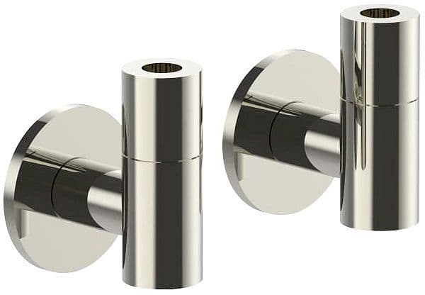 Hoekstopkraan met filter icona classic fantini polished nickel pvd