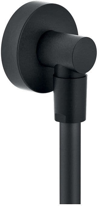 Coude de raccord universel rond nobili Noir mat