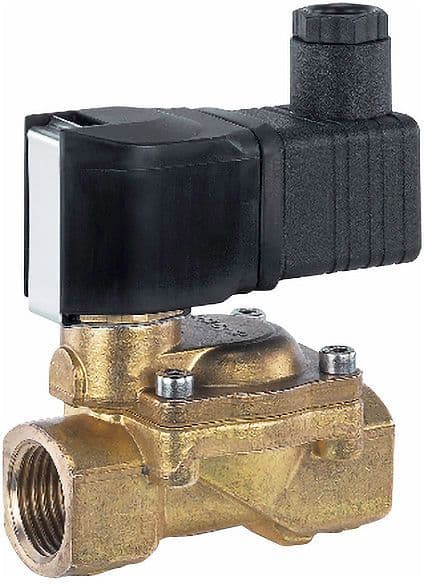 Sanitair magneet ventiel 1/2" NC 24V ac gemu