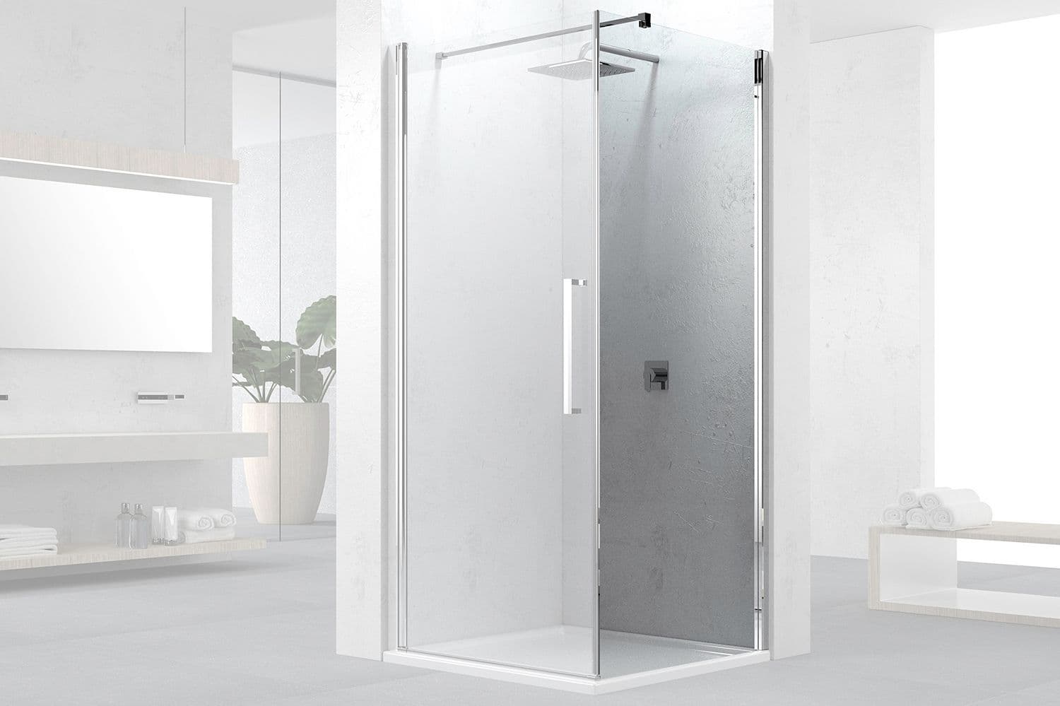 VAST PANEEL SWING 87-89 H200 CHROOM-SATIN
