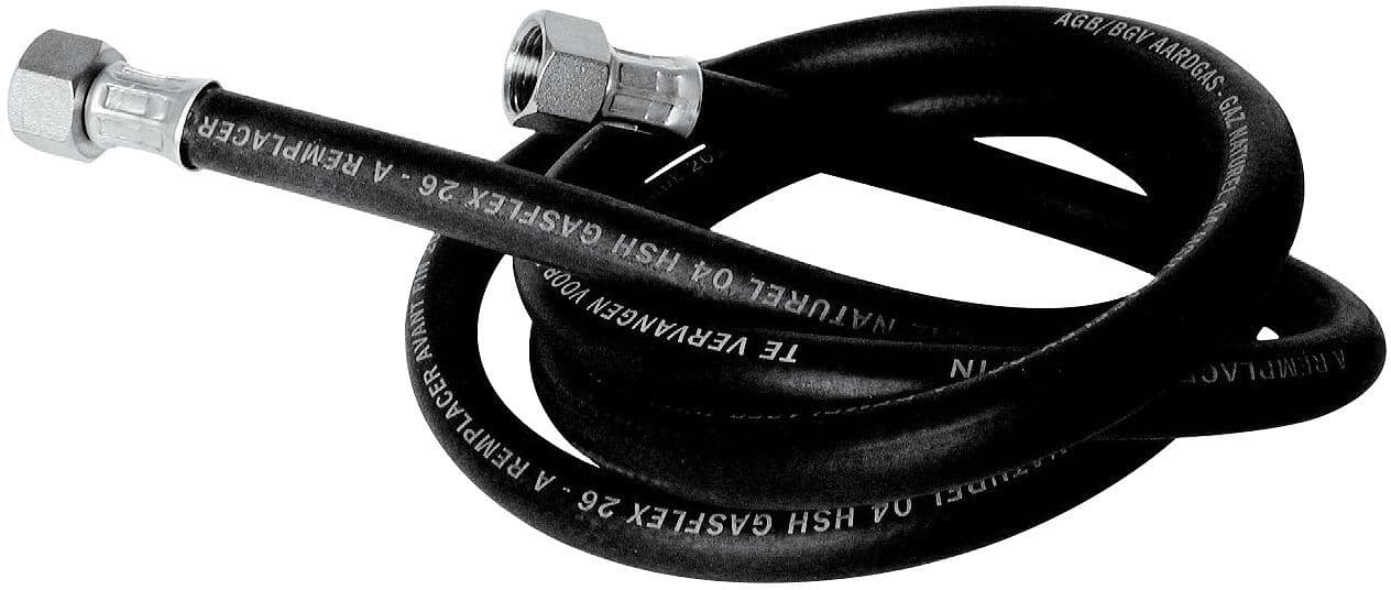 Volledige gasdarm ff +moer 1/2"- 75CM