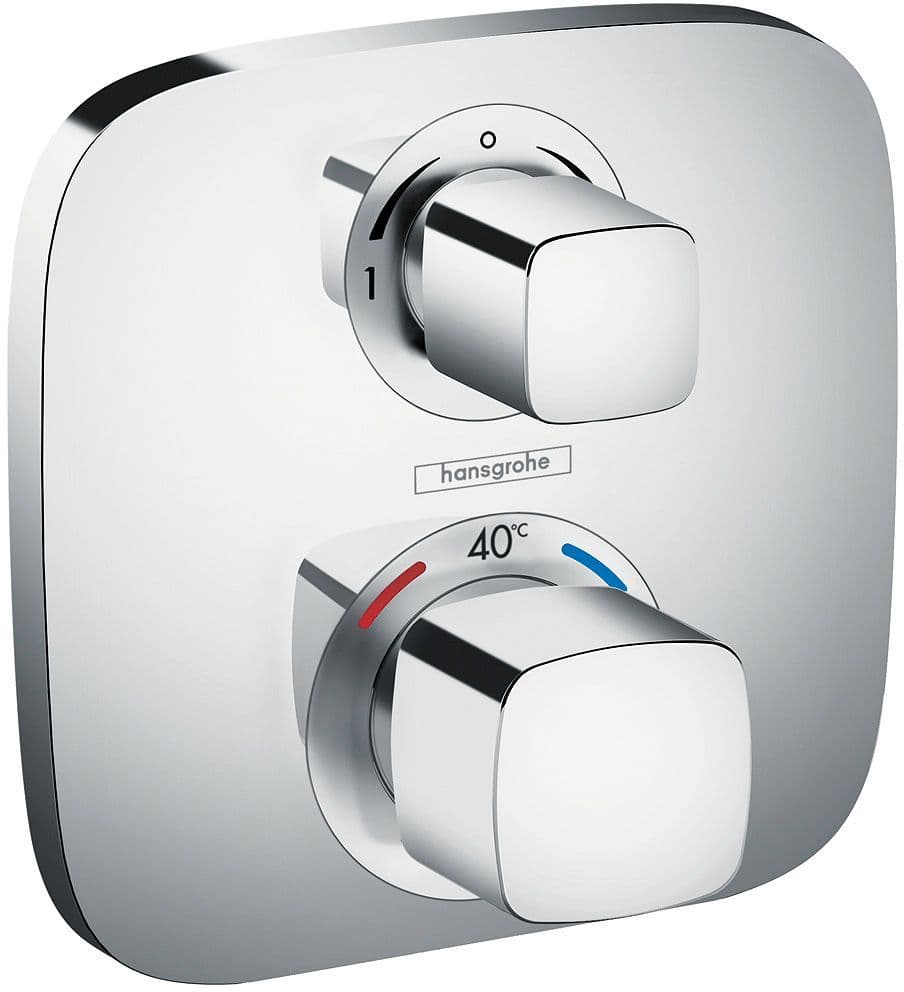 Afwerkset thermostaat +omsteller Ecostat E Hansgrohe chroom