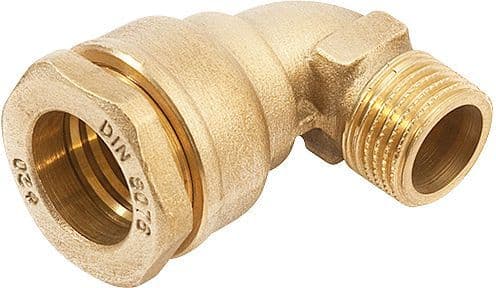 Elleboog voor HDPE 25MM-3/4"M