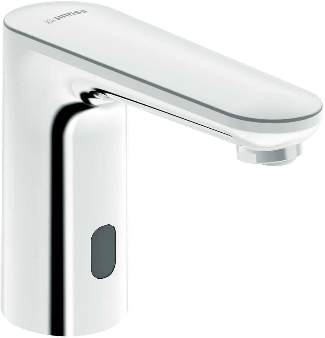 Robinet de lavabo electronique eau froide hansaelectra 3V Bluetooth chrome