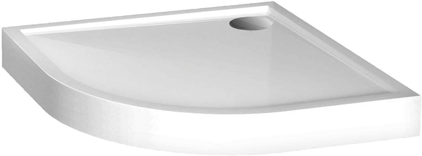 TUB ACRYL 1/4R CHIC/VICTORY 90-90-11 R550 INCL.FRONTPANEEL WIT