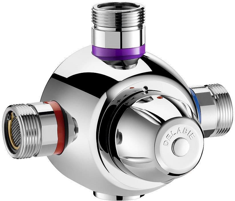 Thermostaat Premix confort Delabie M3/4" 55L/MIN chroom