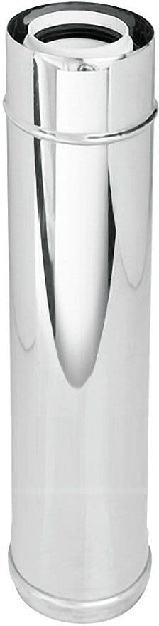 Uniflow concentrische buis 80/125MM 1000MM inox/pp