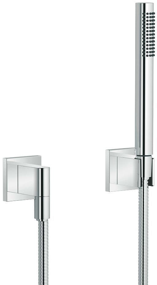 Badset+wandaansluitbocht symetrics dornbracht chroom