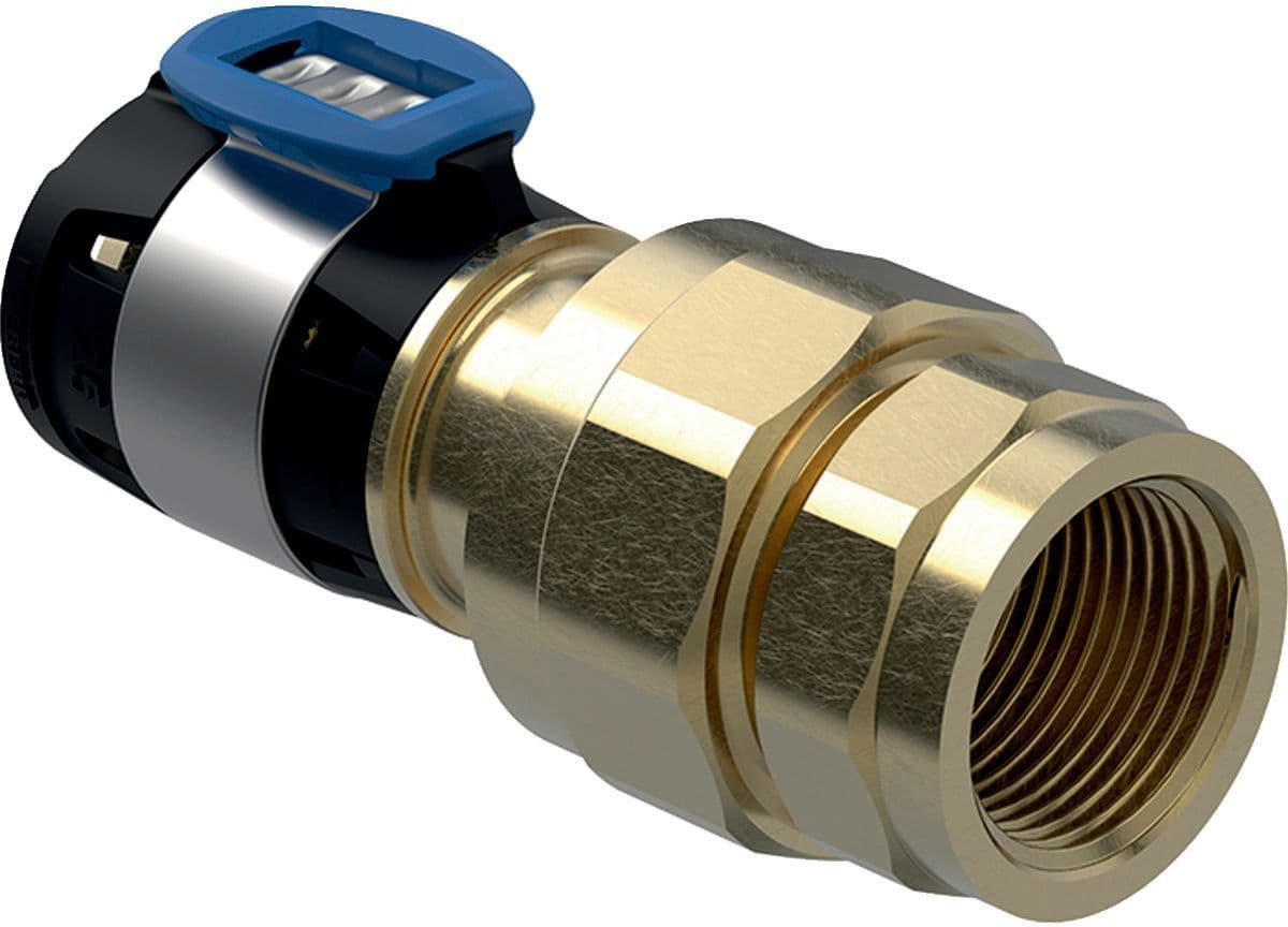 3-DELIGE Koppeling 20MM-1/2"F FlowFit Geberit