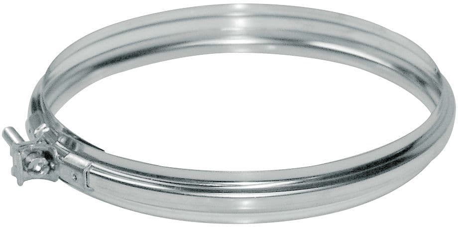 Klemband inox enkelwandig 80MM