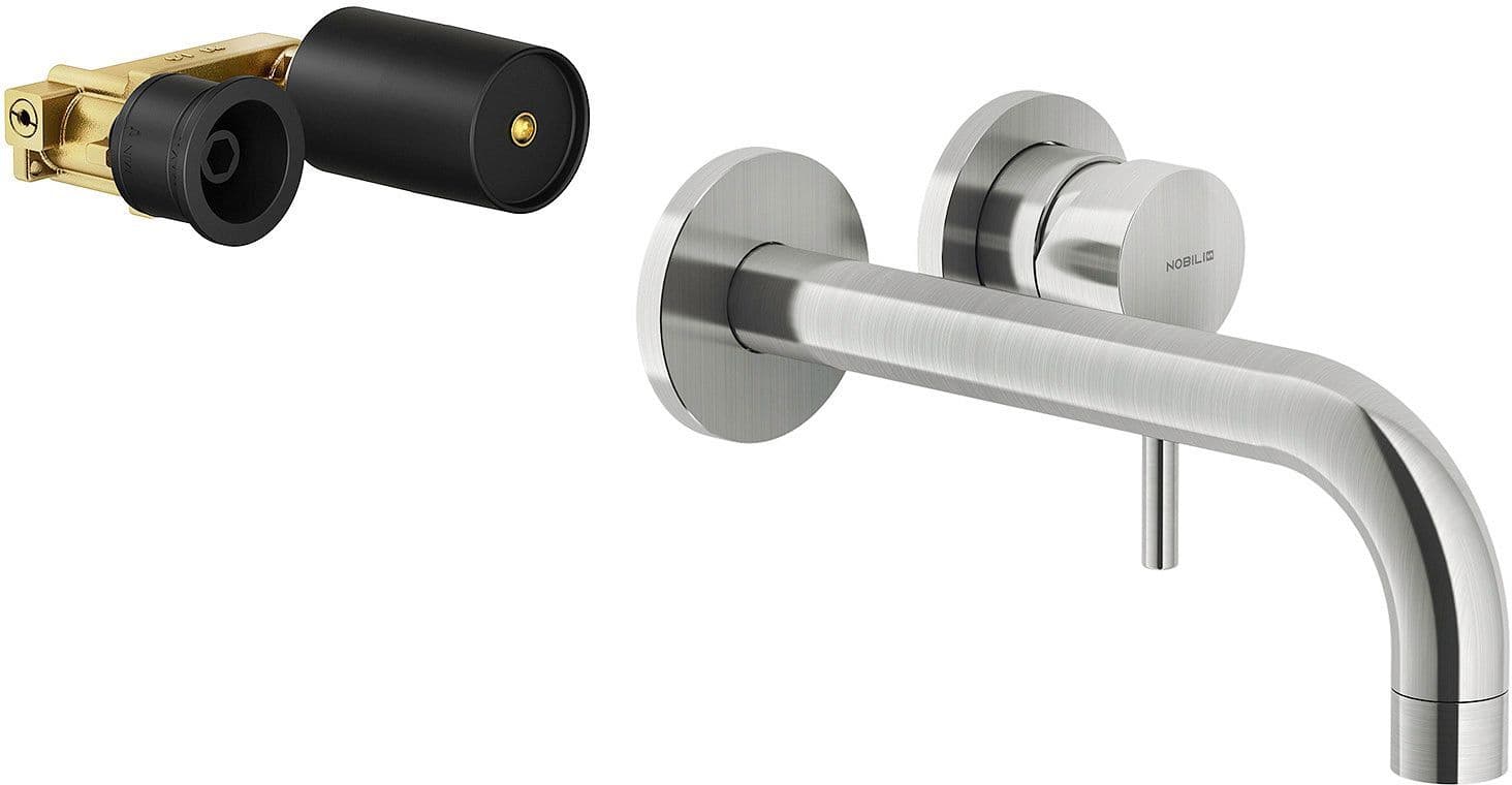 1GREEP Mengkraan lavabo muur live nobili 200MM inox