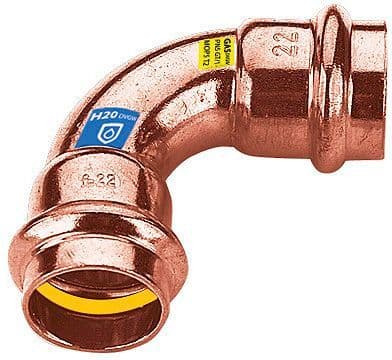 Elleboog 90° ff 22MM frabopress securfrabo combi