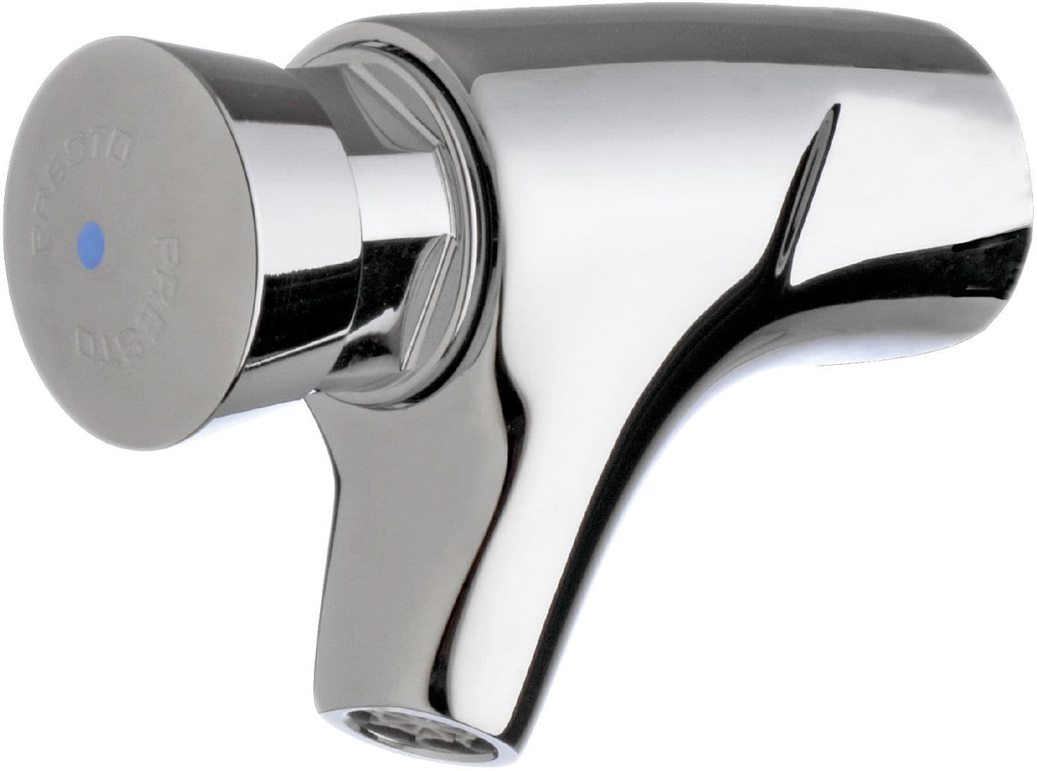 Robinet mural temporise eau froide presto 504 1/2" chrome