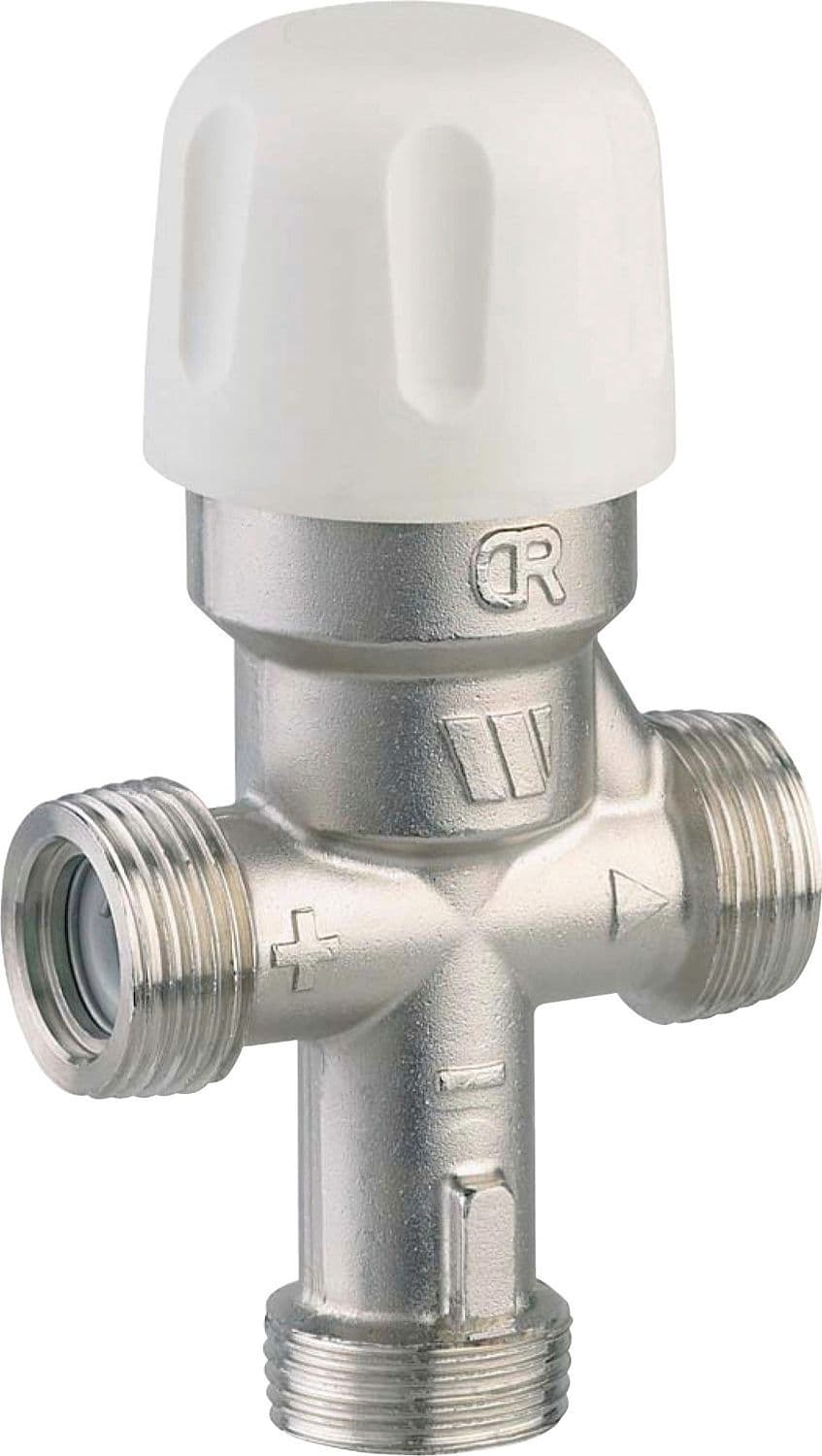Thermostatisch mengventiel+ keerklep 3/4" 25-55°C