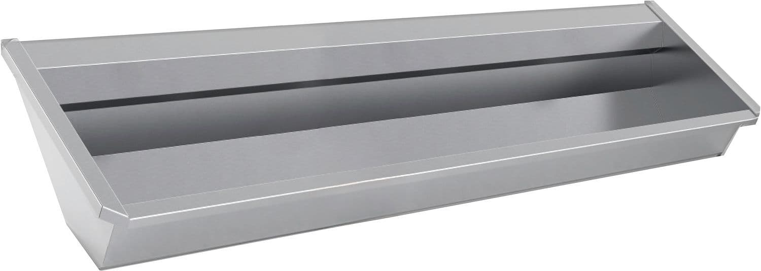 Muurwasgoot sanilav intersan 180CM Rvs 2 leidingen