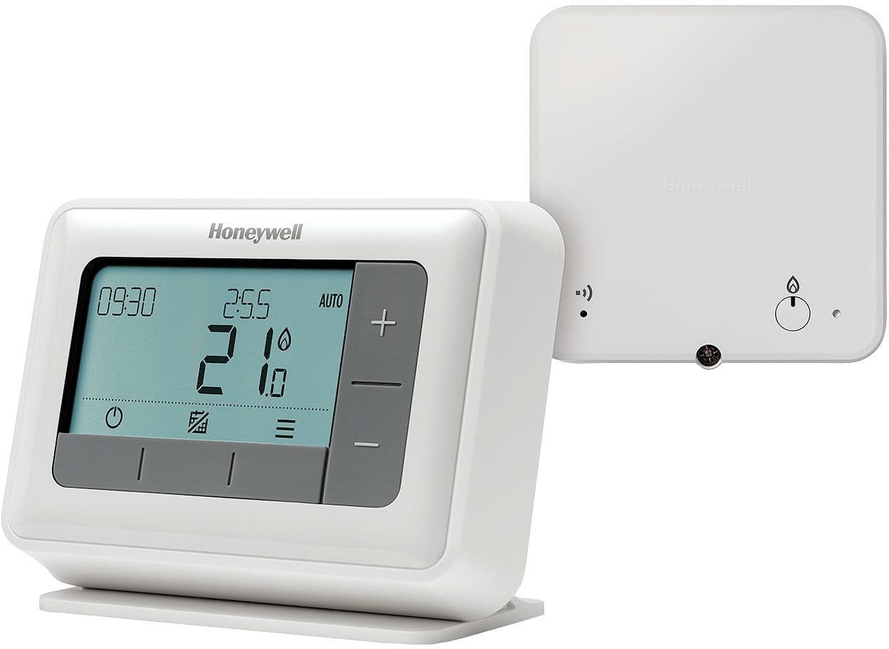 Digitale klokthermostaat T4R Honeywell week programma draadloos
