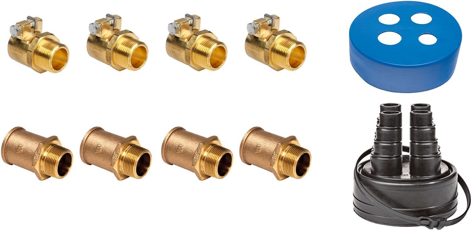 Microflex HP aansluitset 125 4/4"