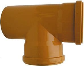 PVC T riool 90° 160MM rood/bruin